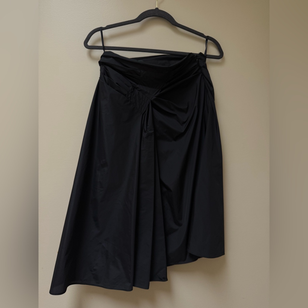 Aspesi Classic Black A-Line Skirt